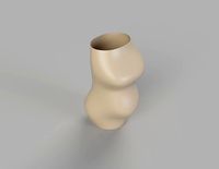 Pregnant vase - homage to beautiful women | 3D