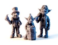 Team Goblin - 3D Printable Characters - 3 characters | 3D