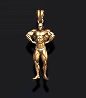 Bodybuilder pendant | 3D