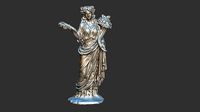 Demeter Mythology Greek Medusa Sirens Goddess  Statue 3D Print | 3D