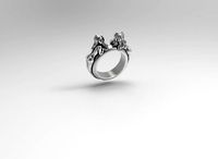 Naked Woman Ring  | 3D
