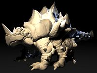 Turtle Tarasque Beast | 3D