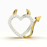 DEVIL HEART DIAMOND PENDANT | 3D