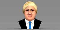 Boris Johnson bust ready for full color 3D printing | 3D