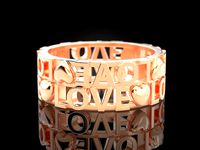 Ring  Love for Earrings Love | 3D