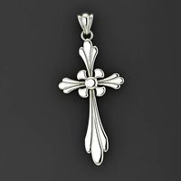 jewelry N 0067 religious cross jesus 3D print model | 3D