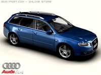 Audi A4 Avant 2005 3D Model