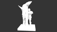BigFoot Behind Tree | 3D