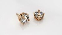 Diamond earrings | 3D