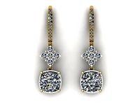 Earrings Diamond 206 | 3D
