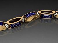 cartier men bracelet necklace | 3D