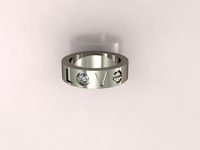 cartier love ring | 3D