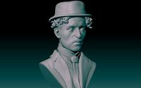 Charlie Chaplin Bust | 3D