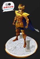 Saint Seiya - Aiolia Leo | 3D
