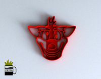 MOLDE CORTANTE PARA GALLETAS FONDANT CRASH BANDICOOT | 3D
