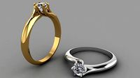 Engagement Ring 1901 | 3D