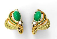 Cabochon Earrings | 3D
