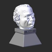 Immanuel Kant Bust 3D Print Model | 3D