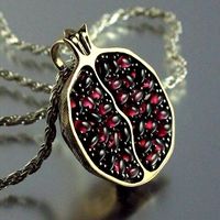 pendant garnet | 3D