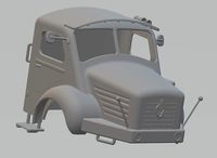 Berliet Printable Cabin Truck | 3D