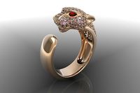 Cartier Panther Ring | 3D
