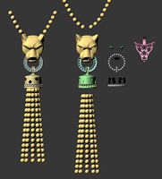 cartier panthere pendant | 3D