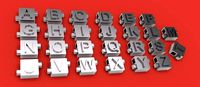 CUBE 3D letters STL file | 3D