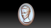 Woman  sculptures Angelina Joli 3D print 3D model | 3D