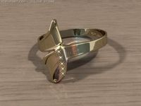 Golden Ring 01 3D Model