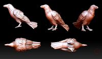 Raven miniature | 3D