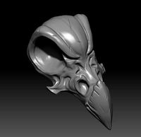 Bird Scull Darksiders | 3D
