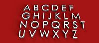 CENTURY GOT font uppercase and lowercase 3D Letters STL FILE | 3D