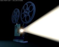 film Projector 3D Model