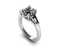 Three Stone Ring 0011 | 3D
