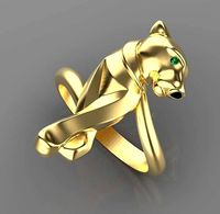 panther ring | 3D
