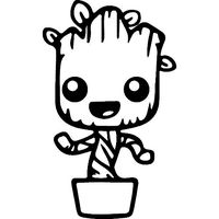 Baby Groot Cookie Cutter | 3D