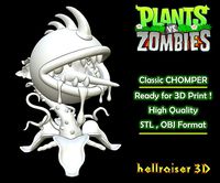 Plants vs Zombies - Classic Chomper | 3D