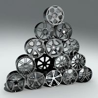 Rims collection 3D Model