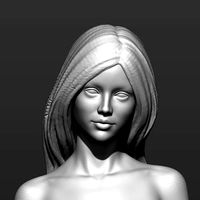 10 female figures from fat to thin | 3D