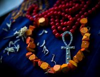 Keira Metz ankh necklace and beads from Witcher 3 | 3D