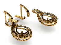 Francesca earrings | 3D