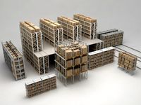 Shelving Pack 3D Model