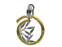 Earrings Bamboo | 3D