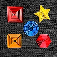 Geometric Shapes - Cookie Cutters Pack 5x7 | 3D