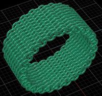 2 chain mesh lock nokta ring 3dm file  | 3D