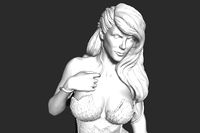 Sexy Poison ivy Female Character | 3D