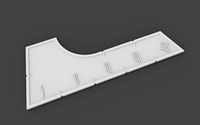 Warcry ruler blank | 3D