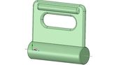 Nylon Internal Flat Slide and Slug ABA-258-01 3d-print | 3D