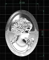 CAMEO PENDANT | 3D
