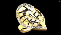 Gold Ring 2122 | 3D